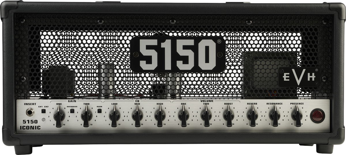 Evh 5150 Iconic 6l615w Head Black - Electric guitar amp head - Main picture