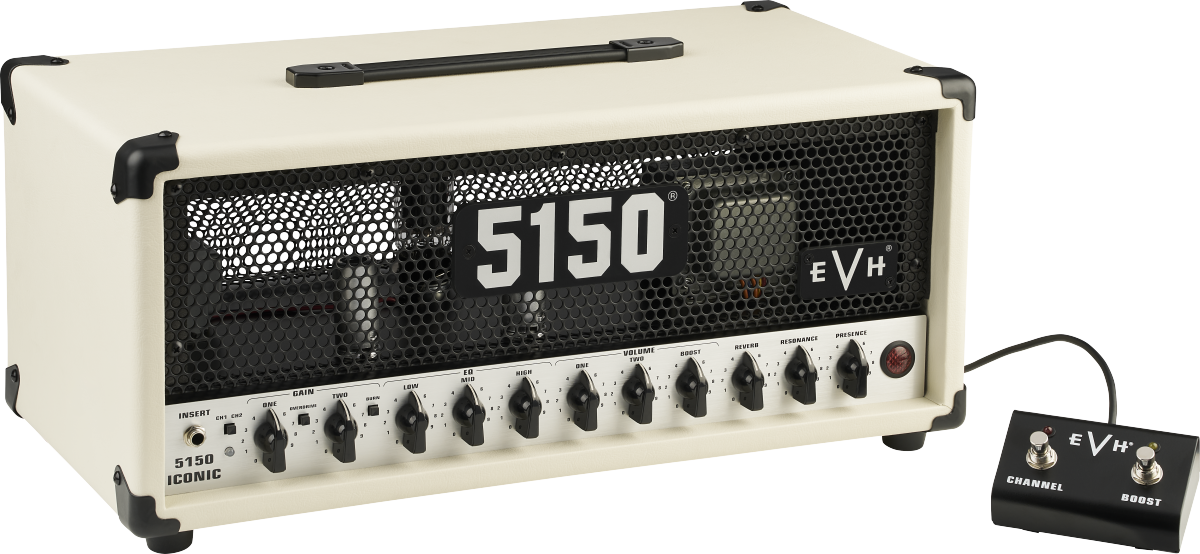 Evh 5150 Iconic 6l615w Head Ivory - Electric guitar amp head - Main picture