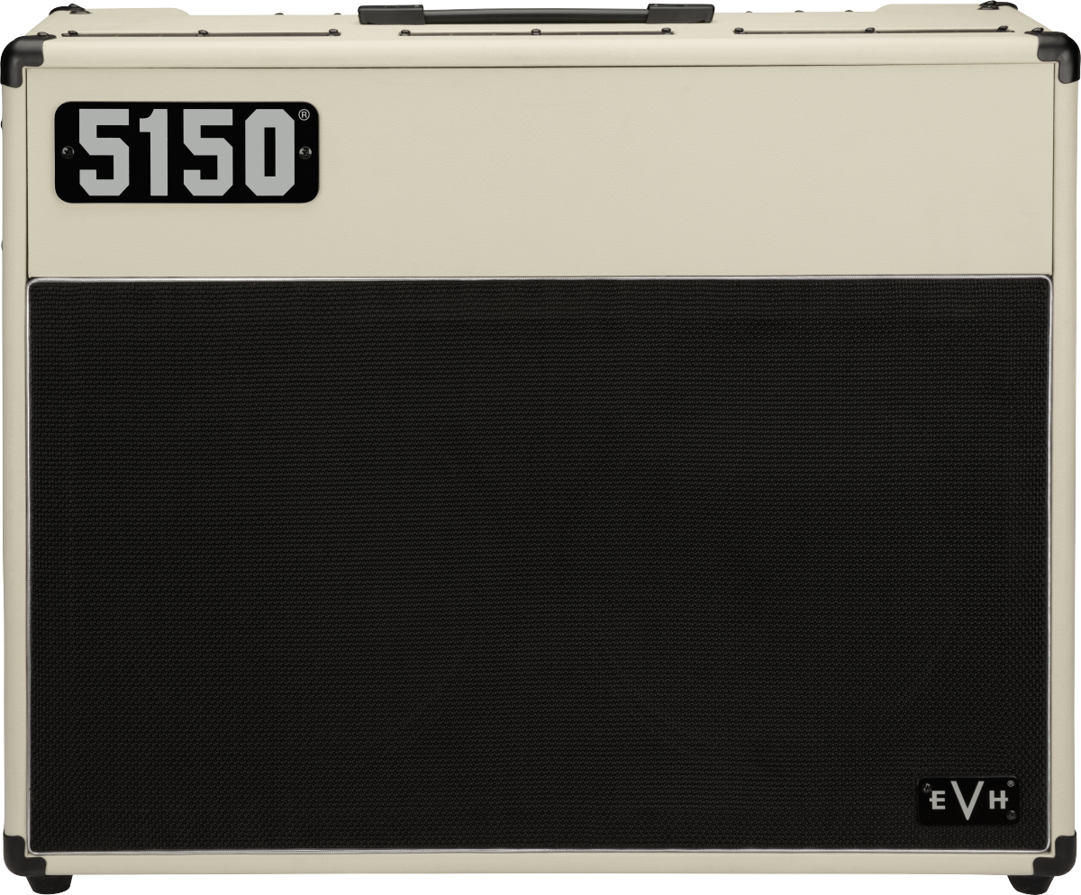 Evh 5150 Iconic Series Combo Ivory 60w 2x12 - Electric guitar combo amp - Main picture