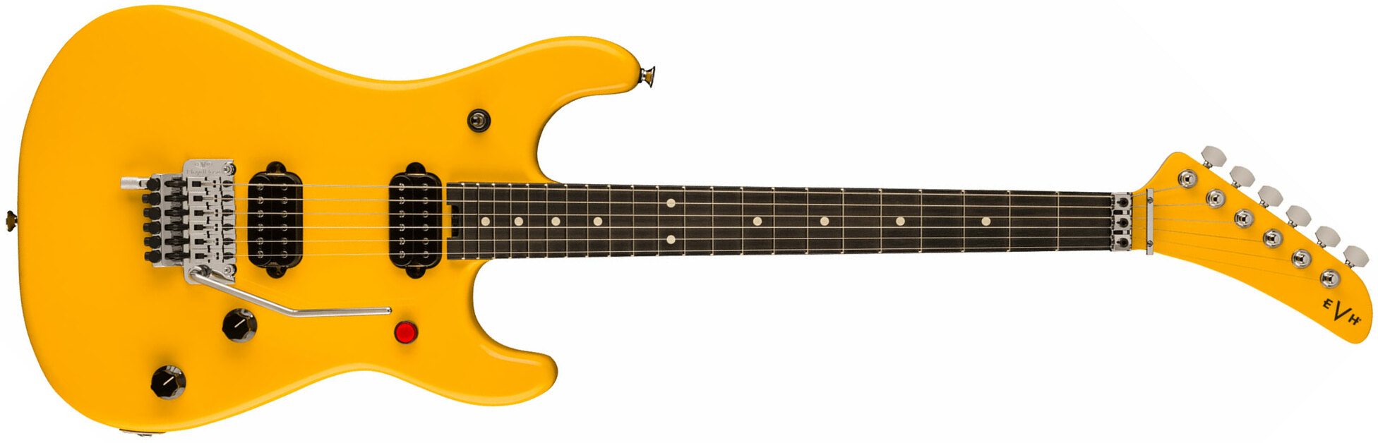 Evh 5150 Standard Mex 2h Fr Eb - Evh Yellow - Str shape electric guitar - Main picture