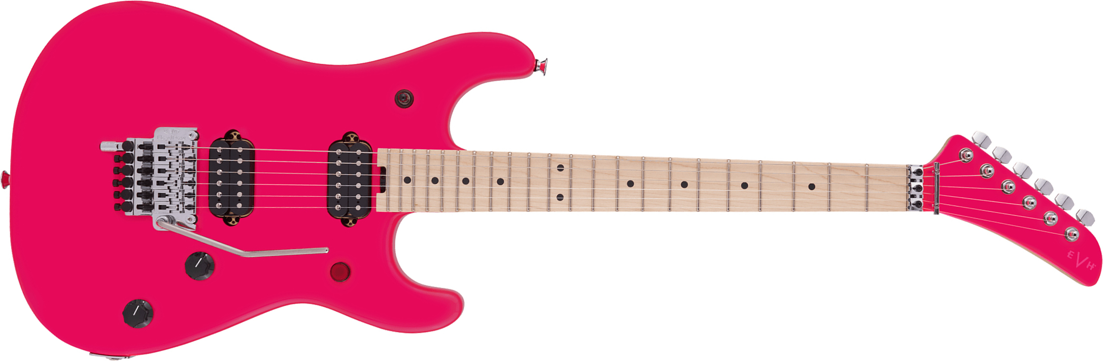 Evh 5150 Standard Mex 2h Fr Mn - Neon Pink - Str shape electric guitar - Main picture