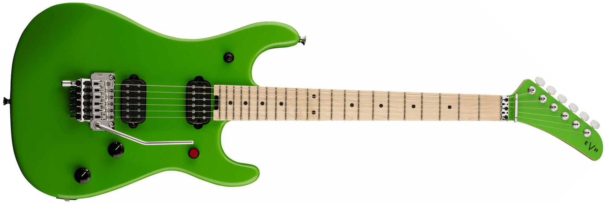 Evh 5150 Standard Mex 2h Fr Mn - Slime Green - Str shape electric guitar - Main picture