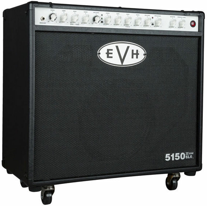 Evh 5150iii 1x12 50w 6l6 Combo Black - Electric guitar combo amp - Main picture