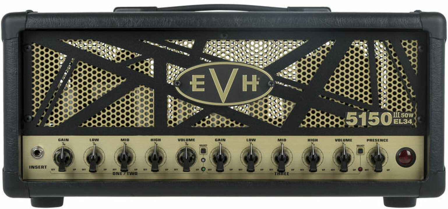 Evh 5150iii 50w El34 Head Bk - Electric guitar amp head - Main picture