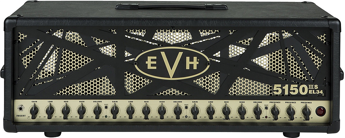Evh 5150iiis 100w El34 Head Black & Gold - Electric guitar amp head - Main picture