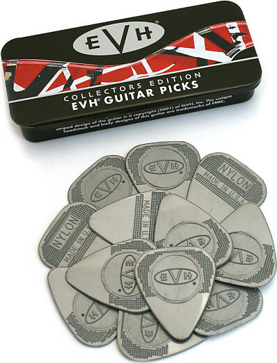 Evh Lot De 12 Mediators Premium Pick Tin .60mm - Guitar pick - Main picture