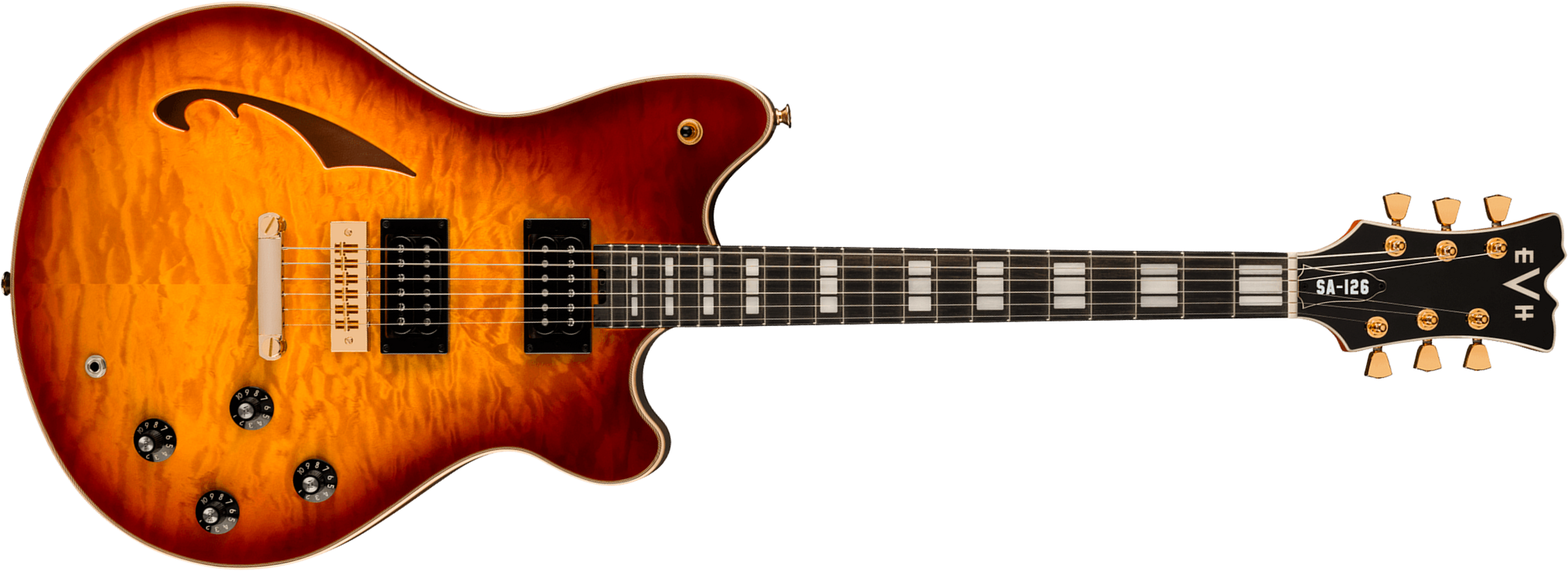 Evh Sa126 Special 2h Ht Eb - Tobacco Burst - Metal electric guitar - Main picture