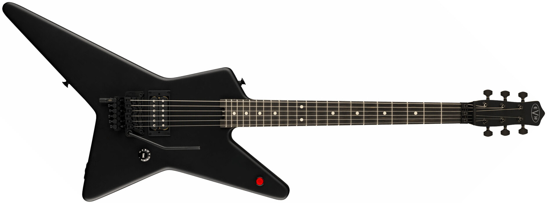 Evh Star Limited Edition 1h Fr Eb - Stealth Black - Metal electric guitar - Main picture