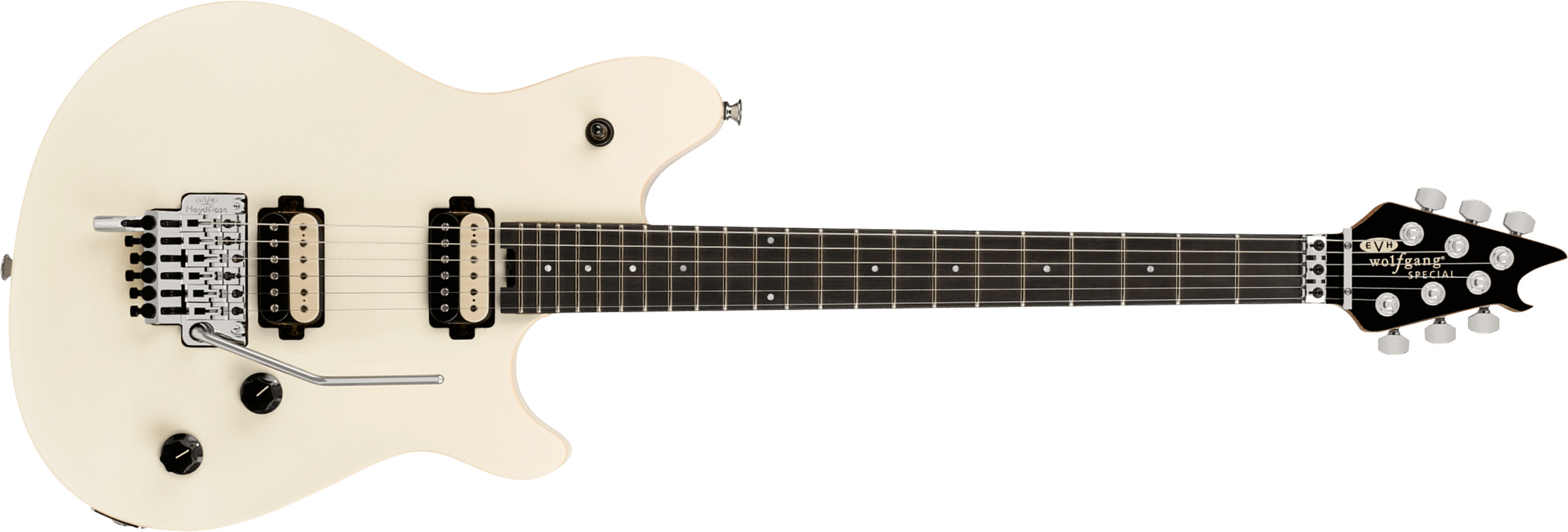 Evh Wolfgang Special Baked Maple Mex 2h Fr Eb - Ivory - Metal electric guitar - Main picture
