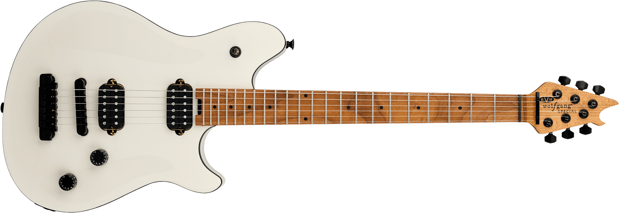 Evh Wolfgang Special Tom Mex 2h Ht Mn - Husk White - Metal electric guitar - Main picture