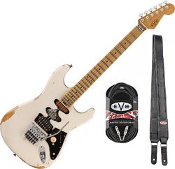 Frankenstein Relic + Premium Cable 20 ft + Premium Leather Strap - white