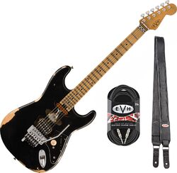 Frankenstein Relic + Premium Cable 20 ft + Premium Leather Strap - black