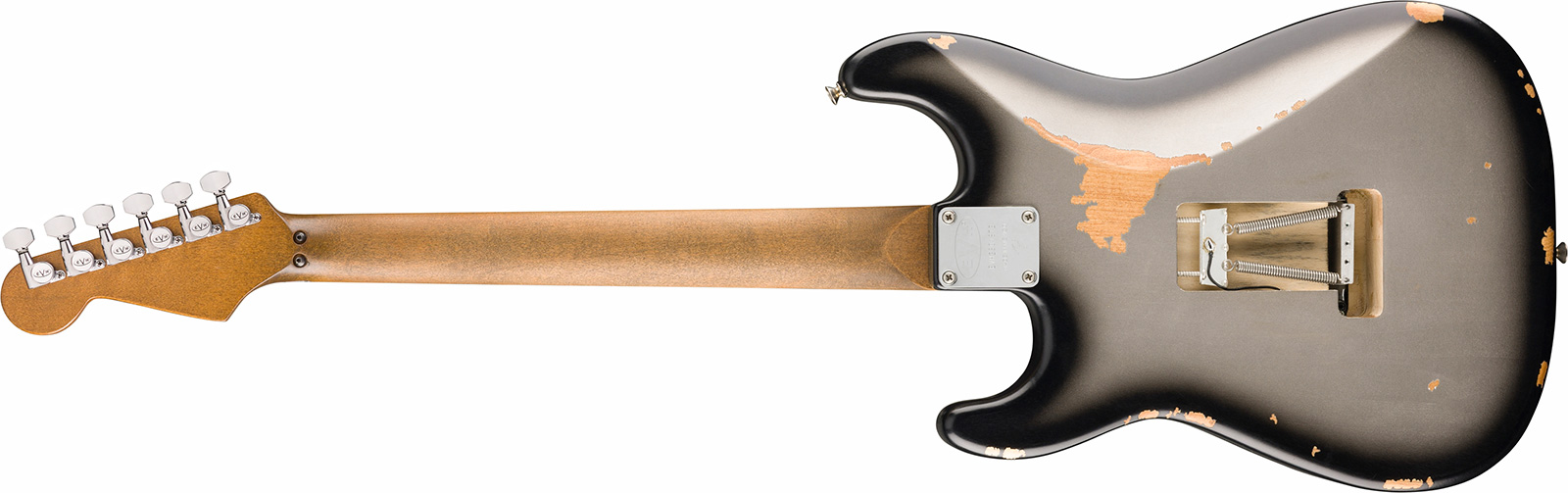 Evh Frankenstein Relic Mex 1h Fr Mn + Premium Cable 42.inc + Premium Strap - Silverburst - Electric guitar set - Variation 2