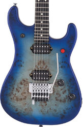 Str shape electric guitar Evh                            5150 Series Deluxe Poplar Burl (MEX, EB) - Aqua burst