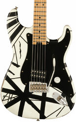 Str shape electric guitar Evh                            Striped Series '78 Eruption - White with black stripes relic