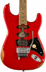 Str shape electric guitar Evh                            Frankenstein Relic - Red