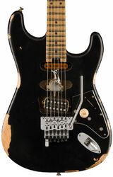 Str shape electric guitar Evh                            Frankenstein Relic - Black