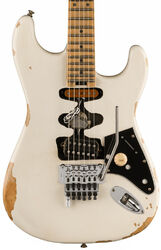 Str shape electric guitar Evh                            Frankenstein Relic - White