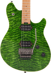 Metal electric guitar Evh                            Wolfgang WG Standard QM - Transparent green