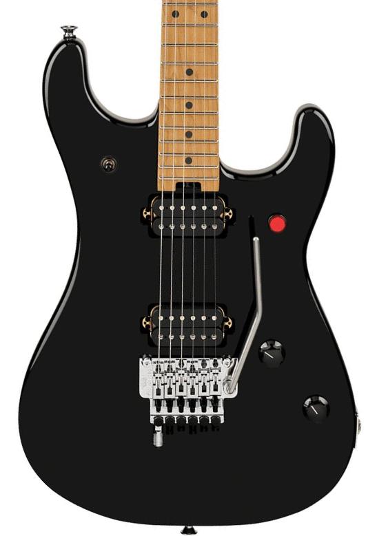 Str shape electric guitar Evh 5150 Series Deluxe - black