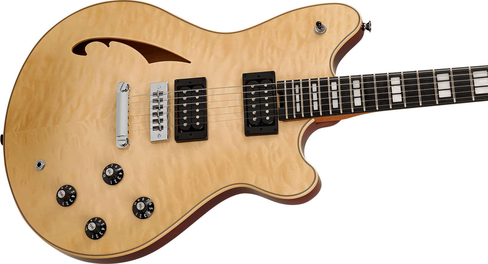 Evh Sa126 Special Qm 2h Ht Eb - El Natural - Semi-hollow electric guitar - Variation 2