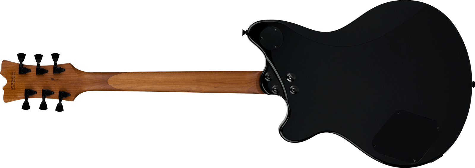 Evh Sa126 Standard 2h Ht Rw - Piano Black - Semi-hollow electric guitar - Variation 1