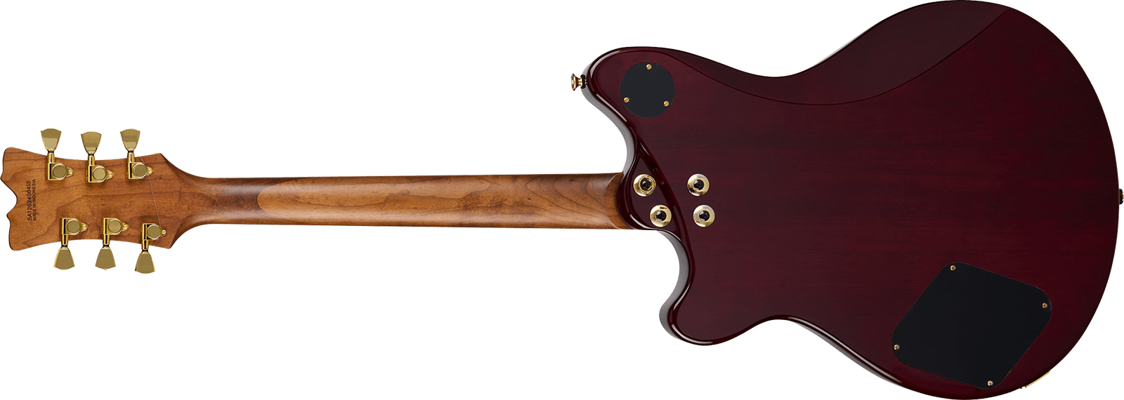 Evh Sa126 Standard 2h Ht Rw - Wine Red - Semi-hollow electric guitar - Variation 1