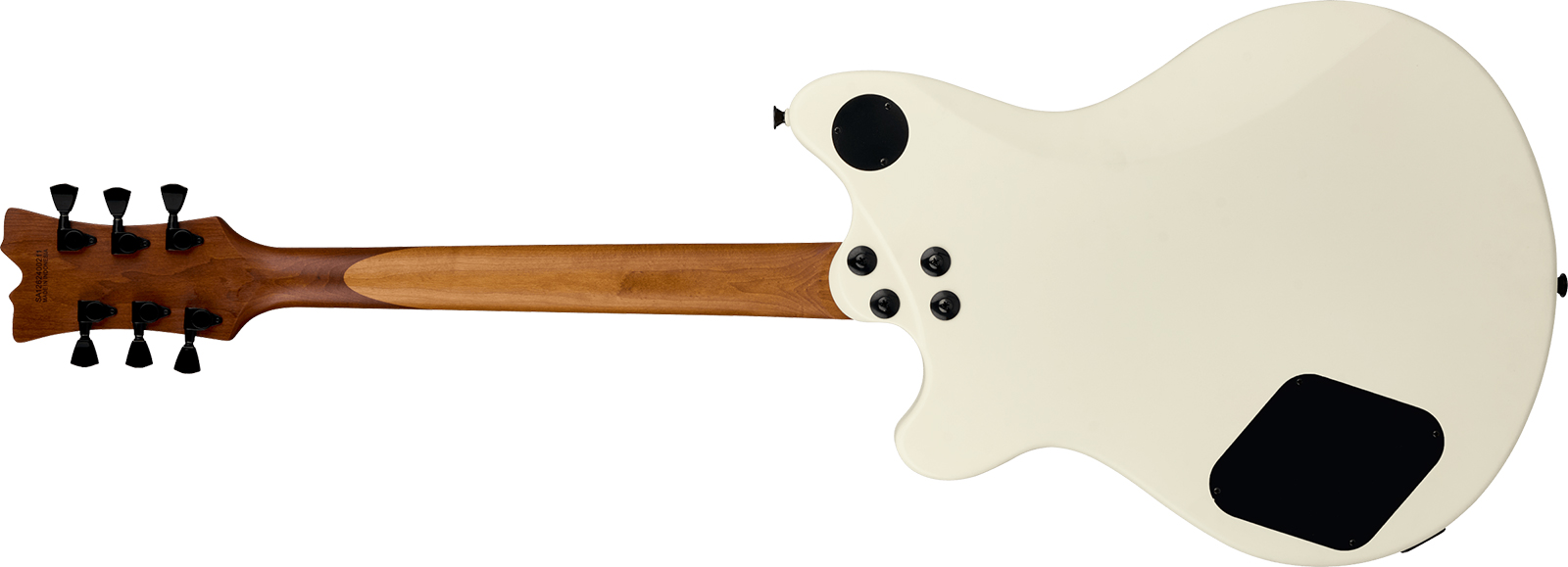 Evh Sa126 Standard 2h Ht Rw - Satin Vintage White - Semi-hollow electric guitar - Variation 1