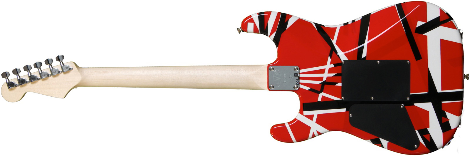 Evh Striped Series - Red With Black Stripes - Str shape electric guitar - Variation 3