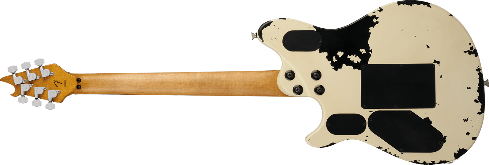 Evh Wolfgang Special Ltd Mex 2h Fr Eb - Distressed Ivory - Signature electric guitar - Variation 1