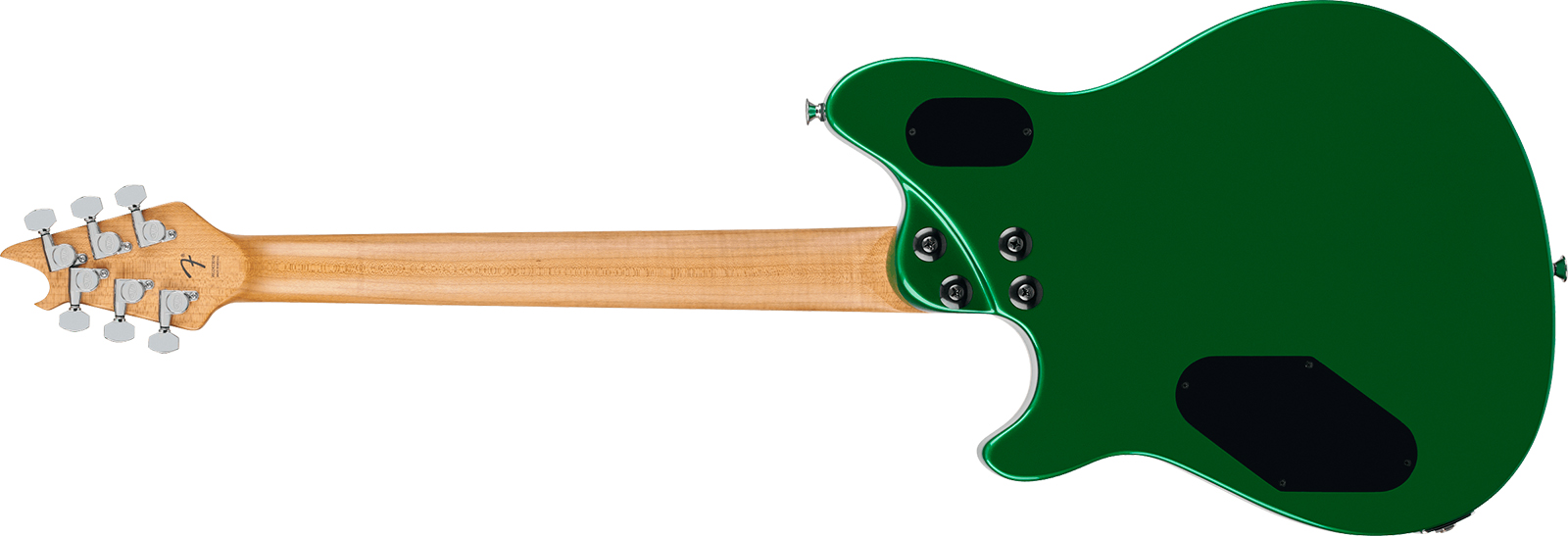 Evh Wolfgang Special Tom Baked Maple Mex 2h Ht Mn - Kandy Green - Metal electric guitar - Variation 1