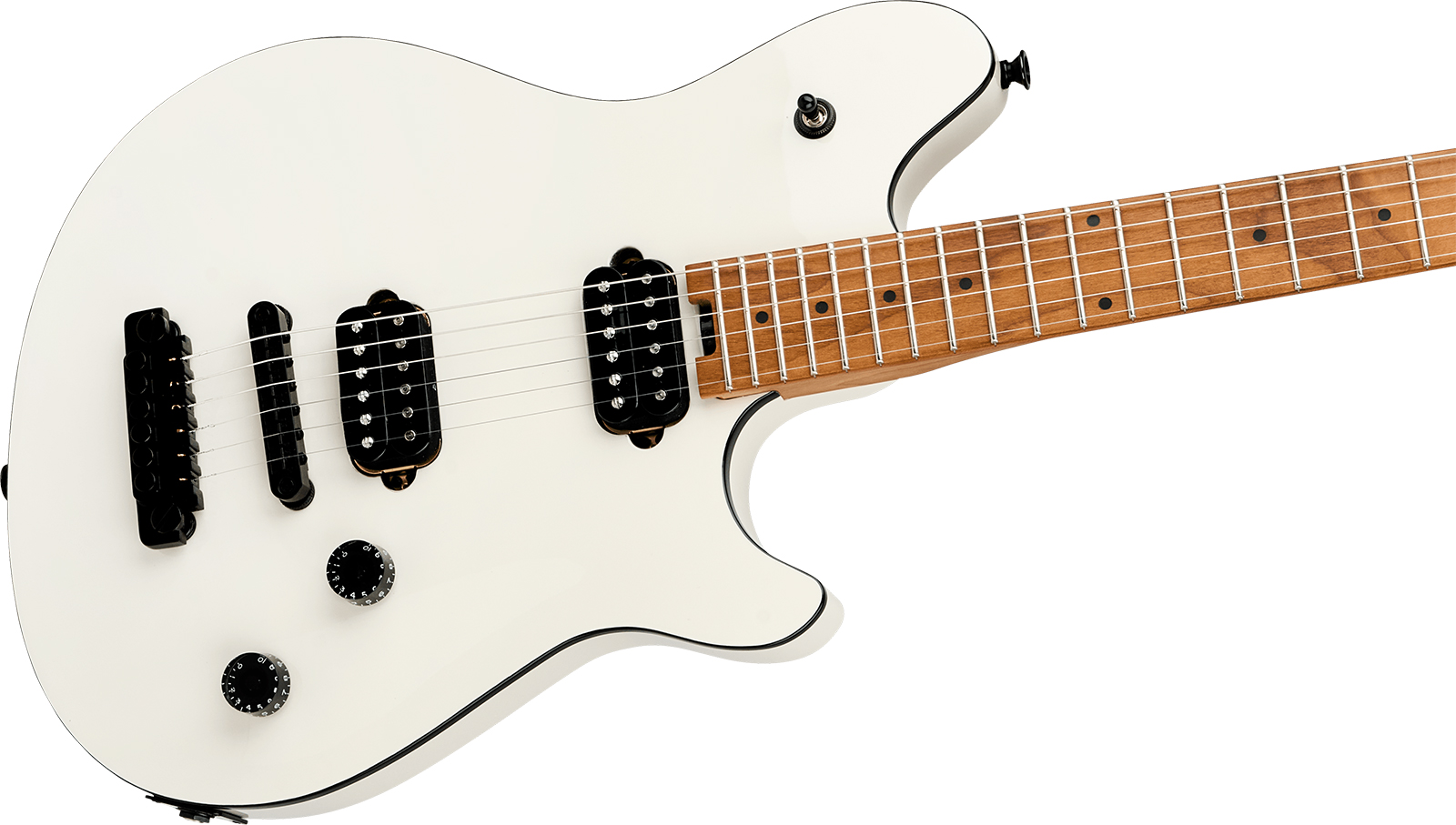 Evh Wolfgang Special Tom Mex 2h Ht Mn - Husk White - Metal electric guitar - Variation 2