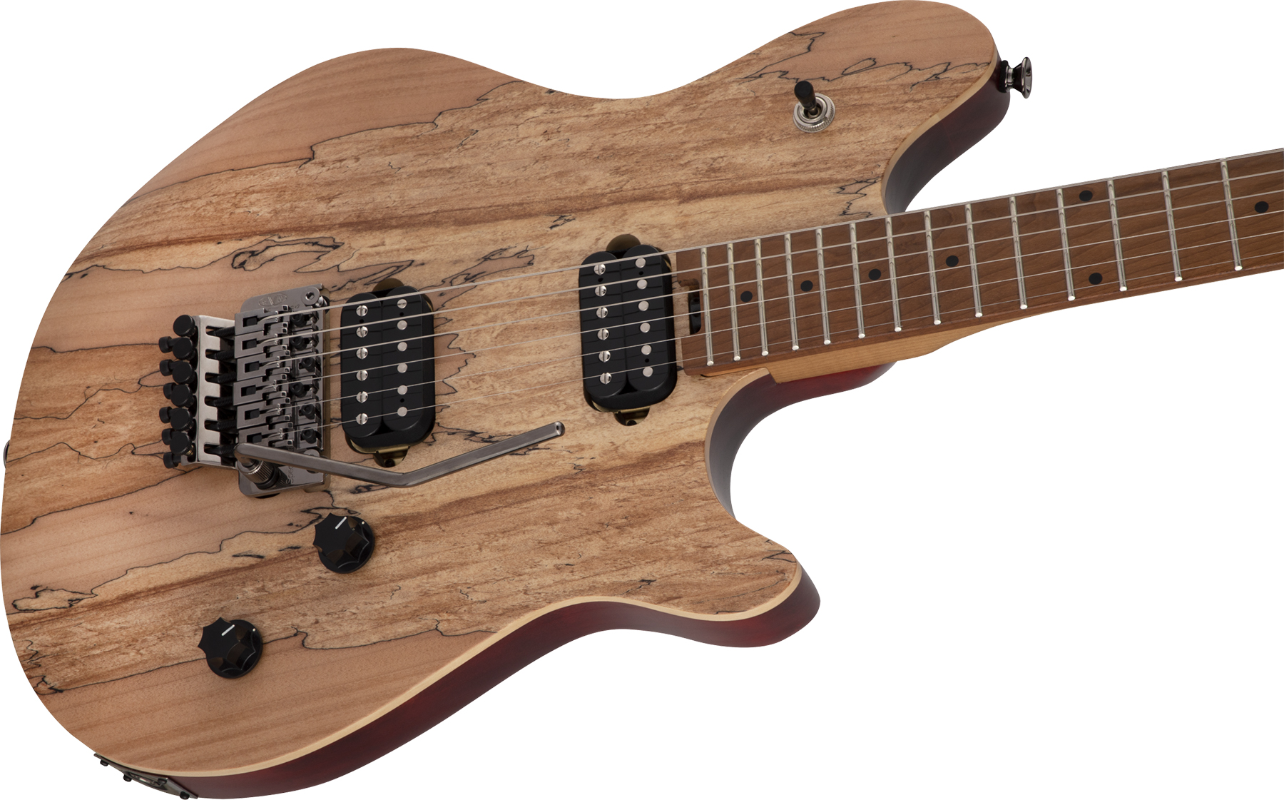 Evh Wolfgang Wg Standard Exotic Spalted 2h Fr Mn - Natural - Metal electric guitar - Variation 2