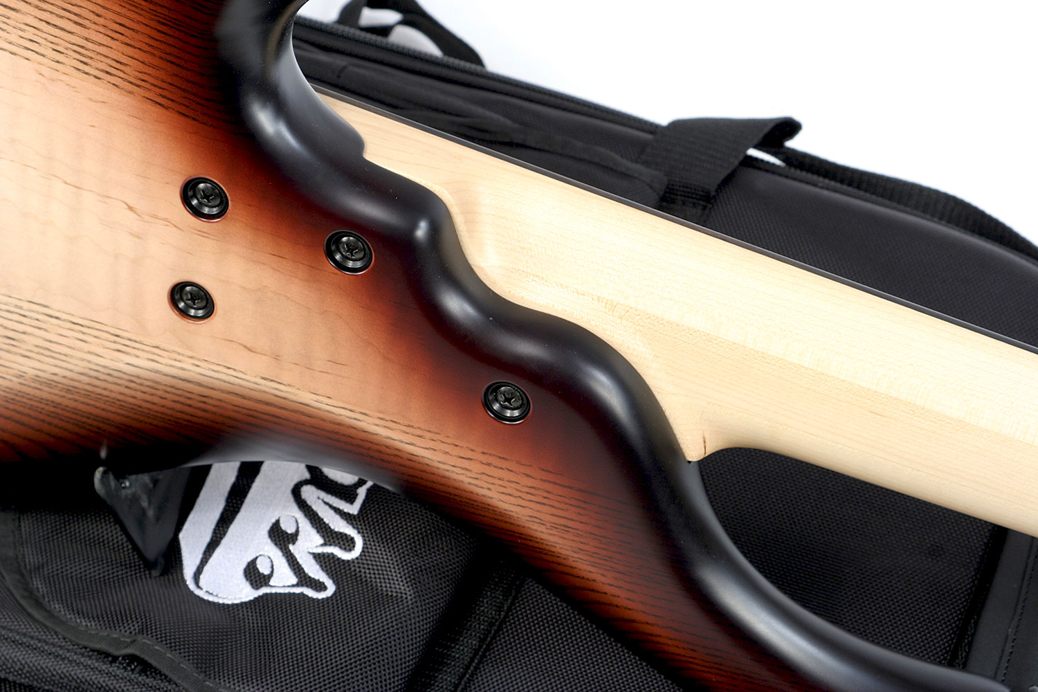 F Bass Bnf5 Fretless 5 String Ebony Fretboard - Brown Burst Satin - Solid body electric bass - Variation 4