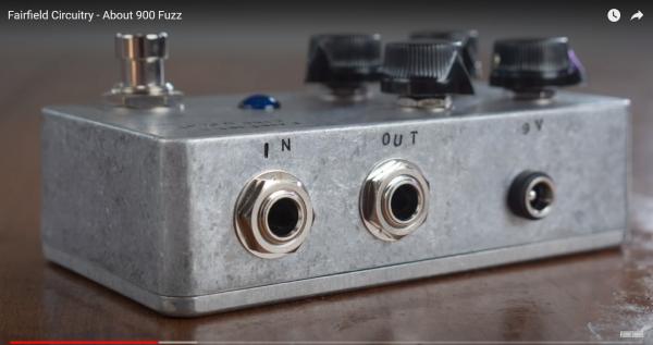 Overdrive, distortion & fuzz effect pedal Fairfield circuitry 900 Four Knob Fuzz