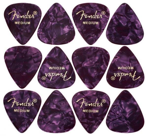 Guitar pick Fender 351 Shape Premium Medium Picks 12-Pack - Purple Moto