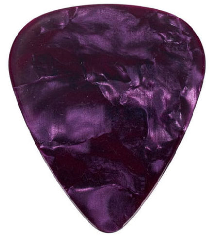 Fender 351 Shape Premium Celluloid Medium Picks Purple Moto - Guitar pick - Variation 2