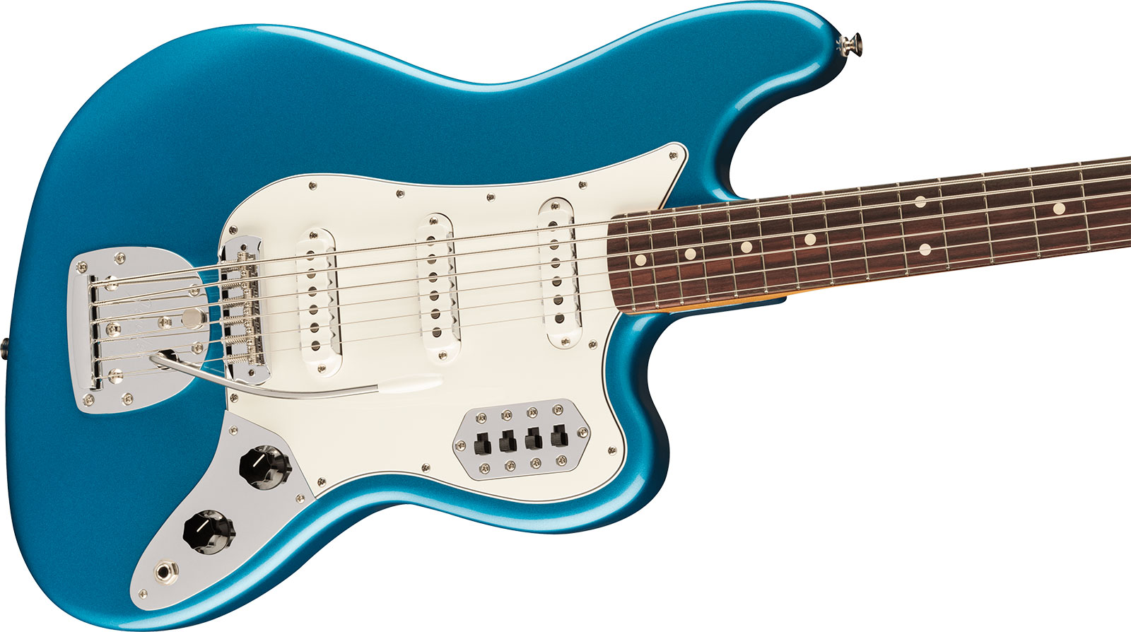 Fender 60s Bass Vi Vintera 2 3s Trem Rw - Lake Placid Blue - Baritone guitar - Variation 2