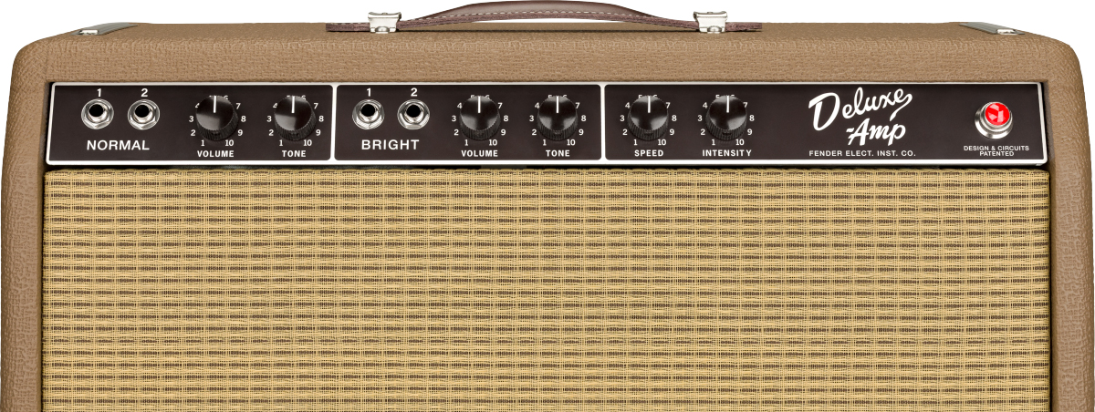 Fender 62 Deluxe Amp American Vintage Combo 20w 6v6 1x12 Brown - Electric guitar combo amp - Variation 2