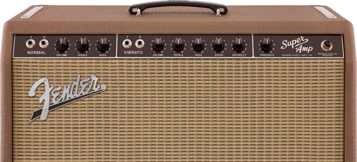 Fender 62 Super Amp American Vintage Usa 40w 2x10 6l6 - Electric guitar combo amp - Variation 2