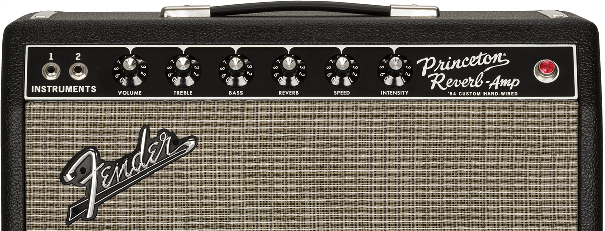 Fender '64 Custom Princeton Reverb Vintage Pro Tube 12w 1x10 - Electric guitar combo amp - Variation 3