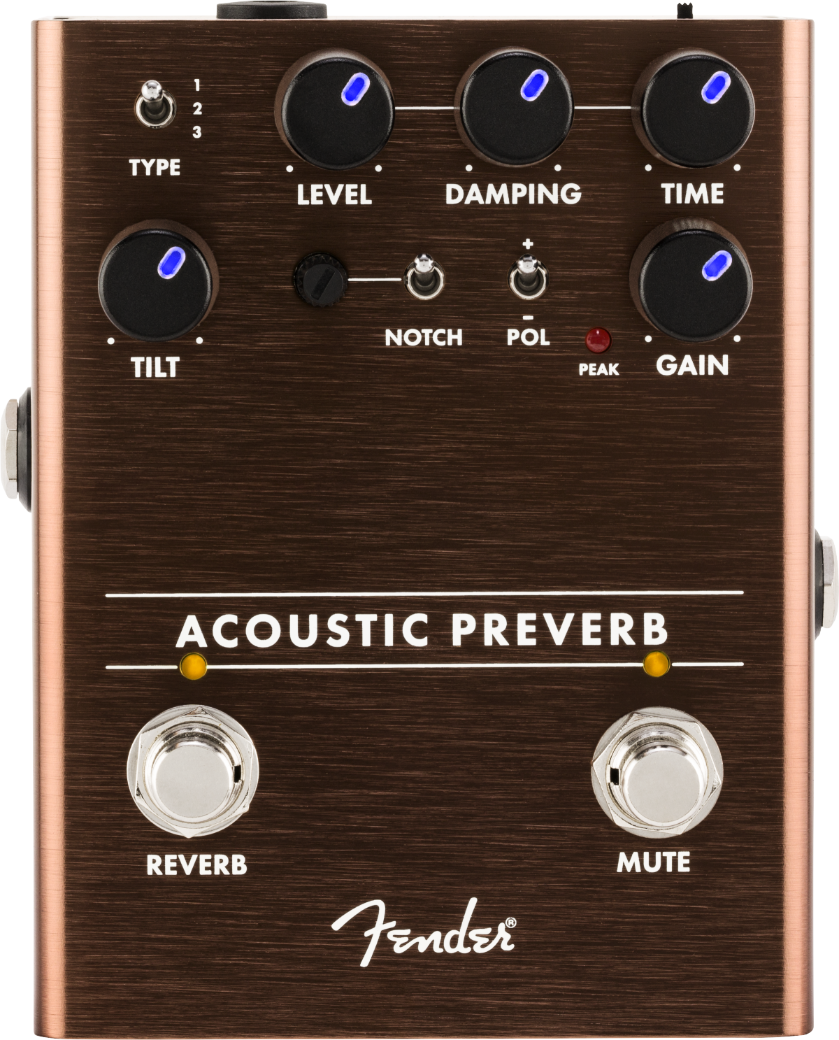 Fender Acoustic Preverb - Reverb, delay & echo effect pedal - Variation 1