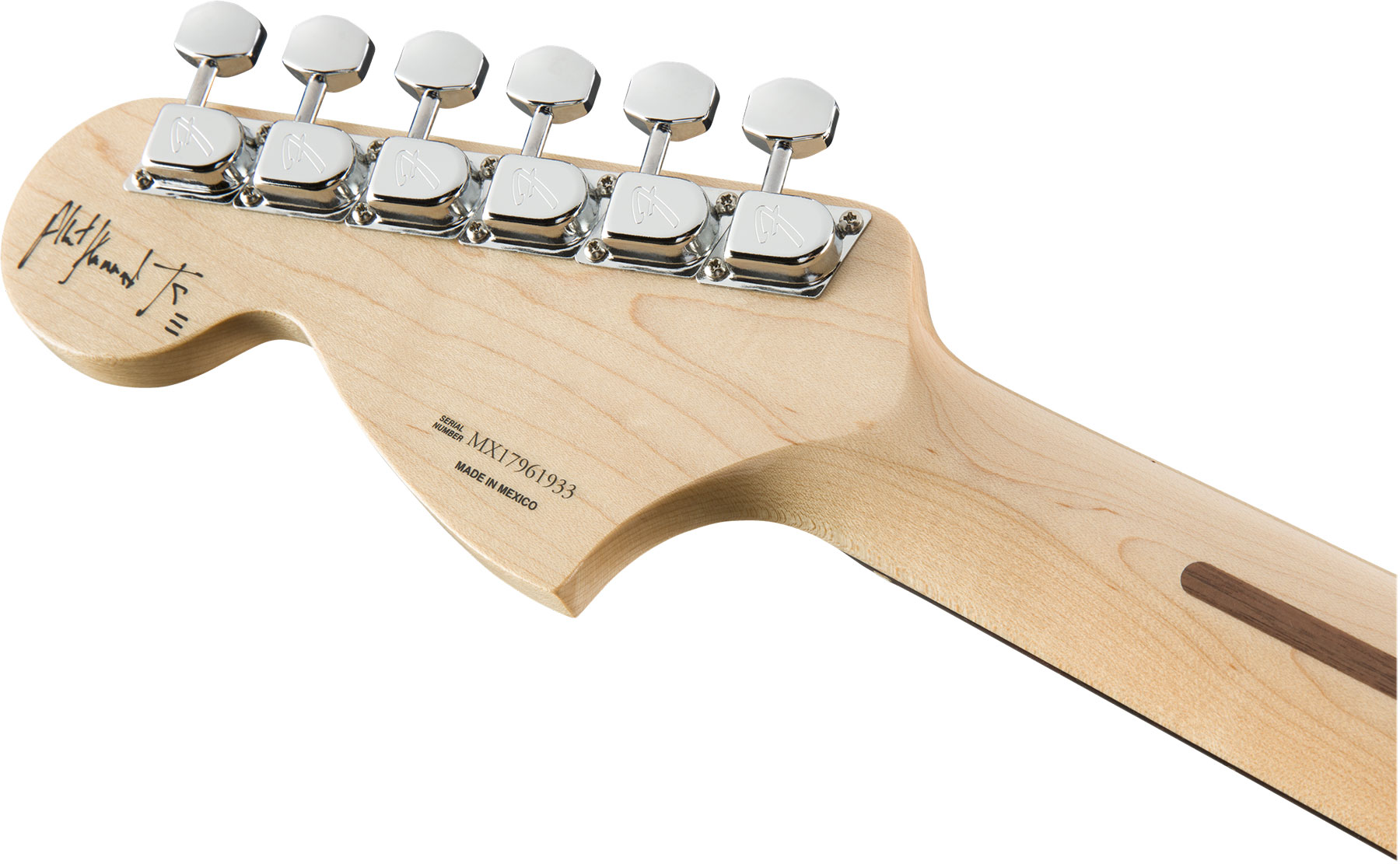 Fender Albert Hammond Strat Mex Signature 3s Trem Rw - Olympic White - Str shape electric guitar - Variation 3