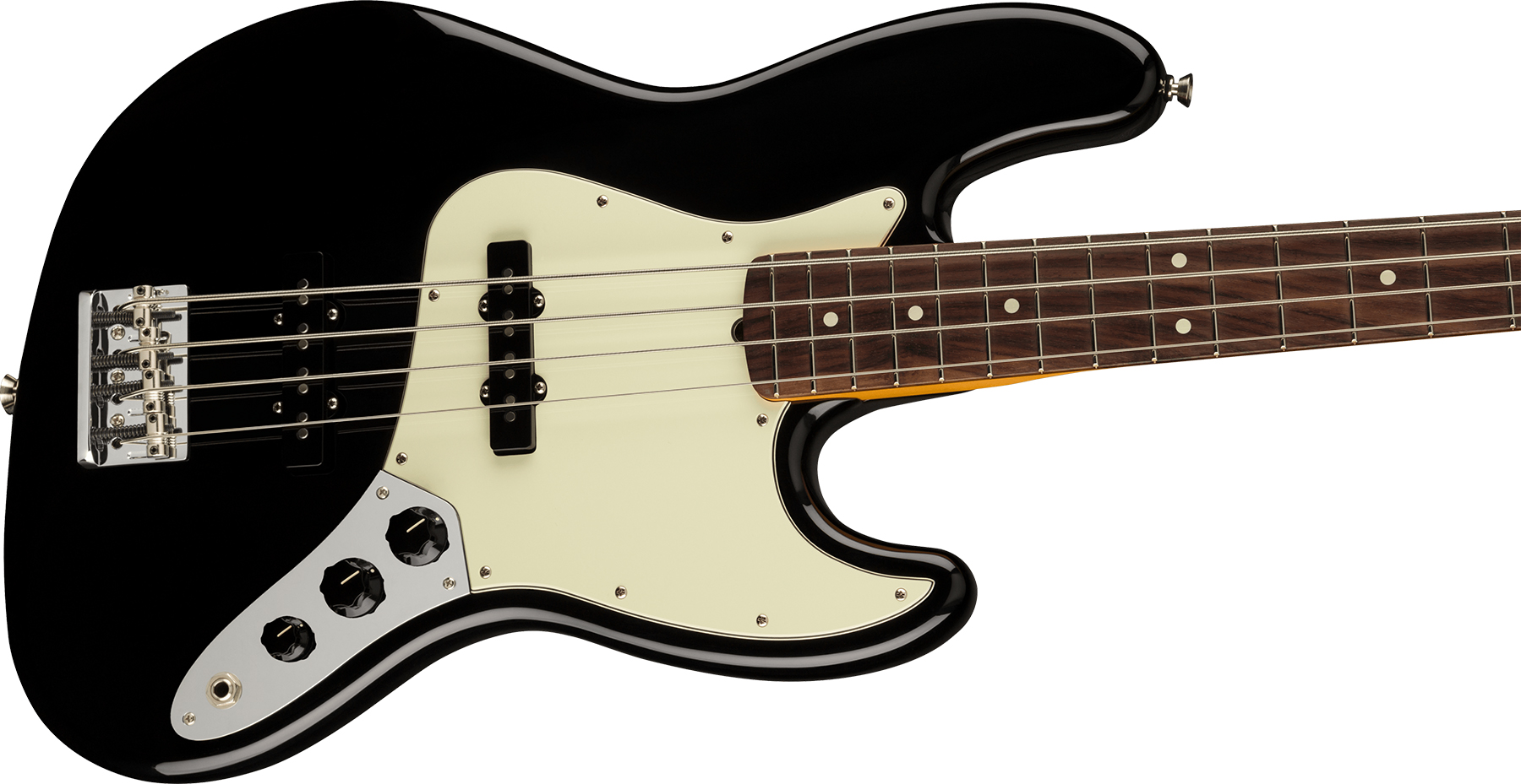 Fender Jazz Bass American Professional Ii Usa Rw - Black - Solid body electric bass - Variation 2