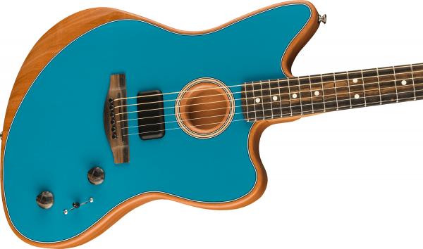 Electro acoustic guitar Fender American Acoustasonic Jazzmaster - ocean turquoise