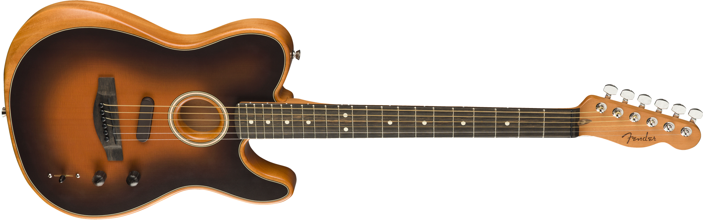 Fender Tele American Acoustasonic Usa Eb - Sunburst - Acoustic guitar & electro - Variation 2