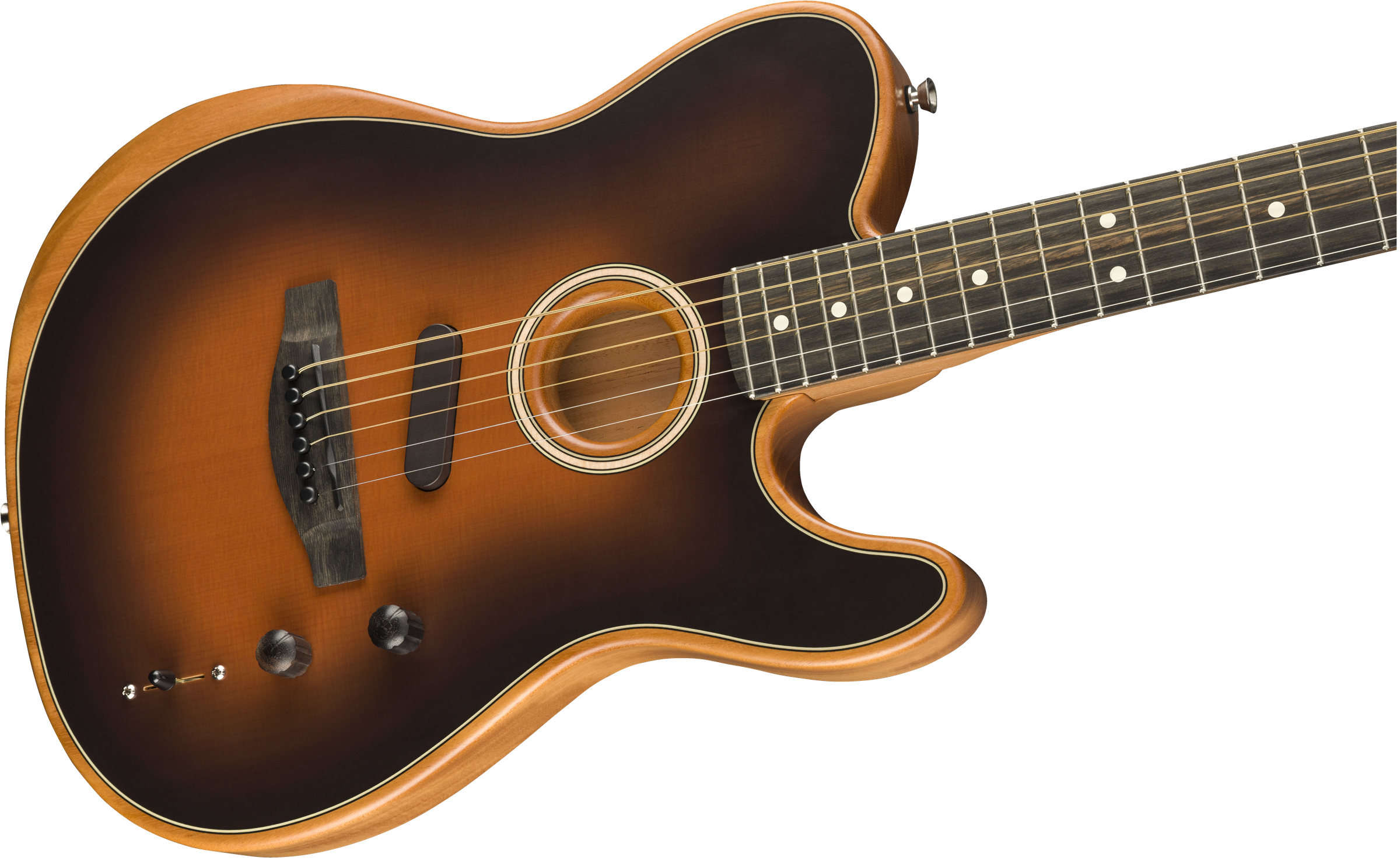 Fender Tele American Acoustasonic Usa Eb - Sunburst - Acoustic guitar & electro - Variation 4