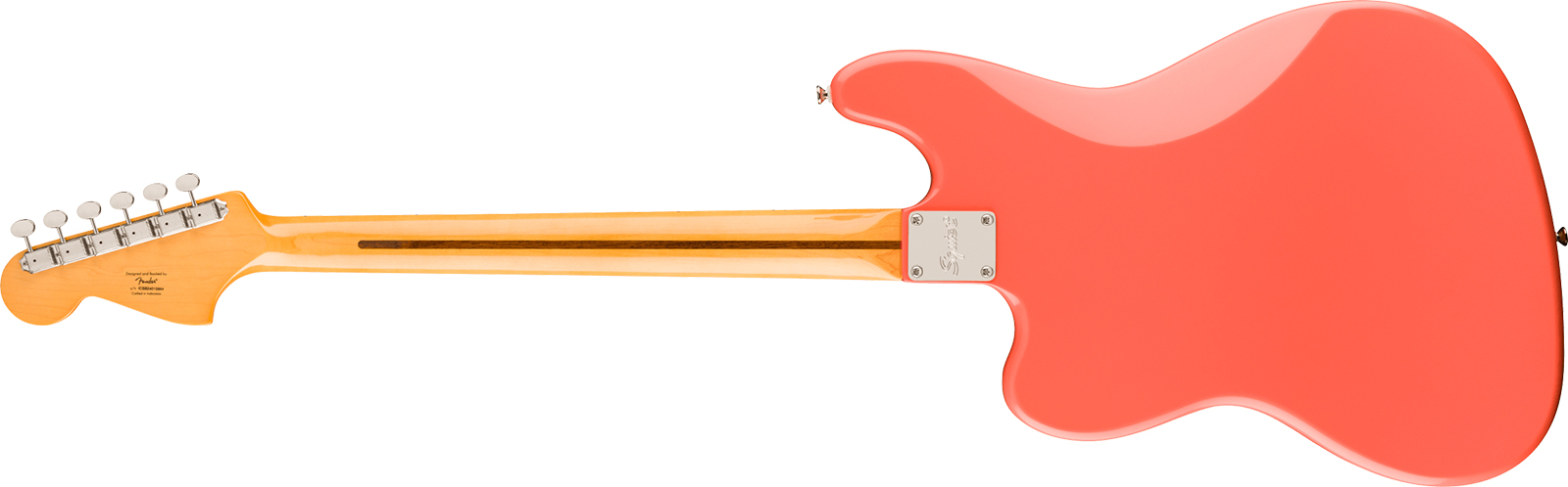 Fender Bass Vi Classic Vibe Fsr Ltd 3s Trem Lau - Tahitian Coral - Solid body electric bass - Variation 1