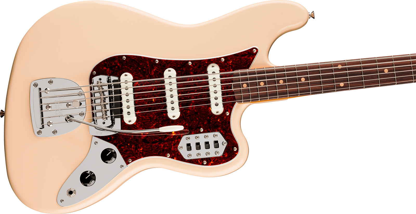 Fender Bass Vi Early 60s Vintera 3 Mex Shsc Rw - Olympic White - Solid body electric bass - Variation 2