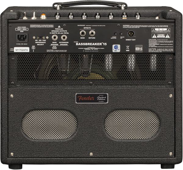 Fender Bassbreaker 15 Combo 15w 1x12 Celestion Greenback Midnight Oil - Electric guitar combo amp - Variation 1